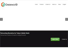 Tablet Screenshot of credenceid.com